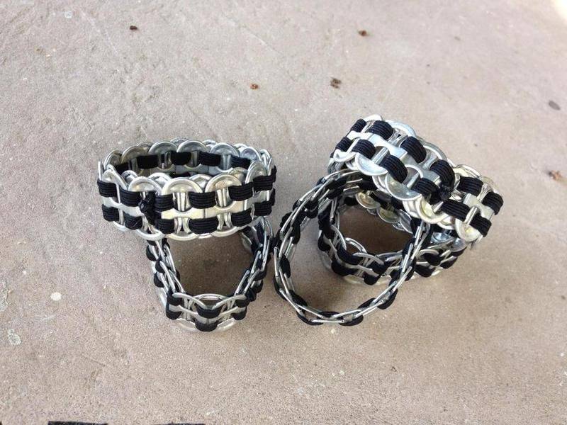 Soda Pop Tabs Upcycling Armreif Aus Soda Pop Tabs Soda Pop Tabs Upcycling Armreif Aus Soda Pop Tabs von clipBAGs