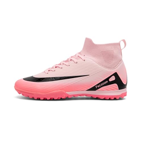 clofab Fussballschuhe Herren Damen Kunstrasen Turf Fußballschuhe Jugend Hallenschuhe Ground Outdoor Sportschuhe Für AG FG TF Fußball Trainingsschuhe (40,Rosa/TF) von clofab