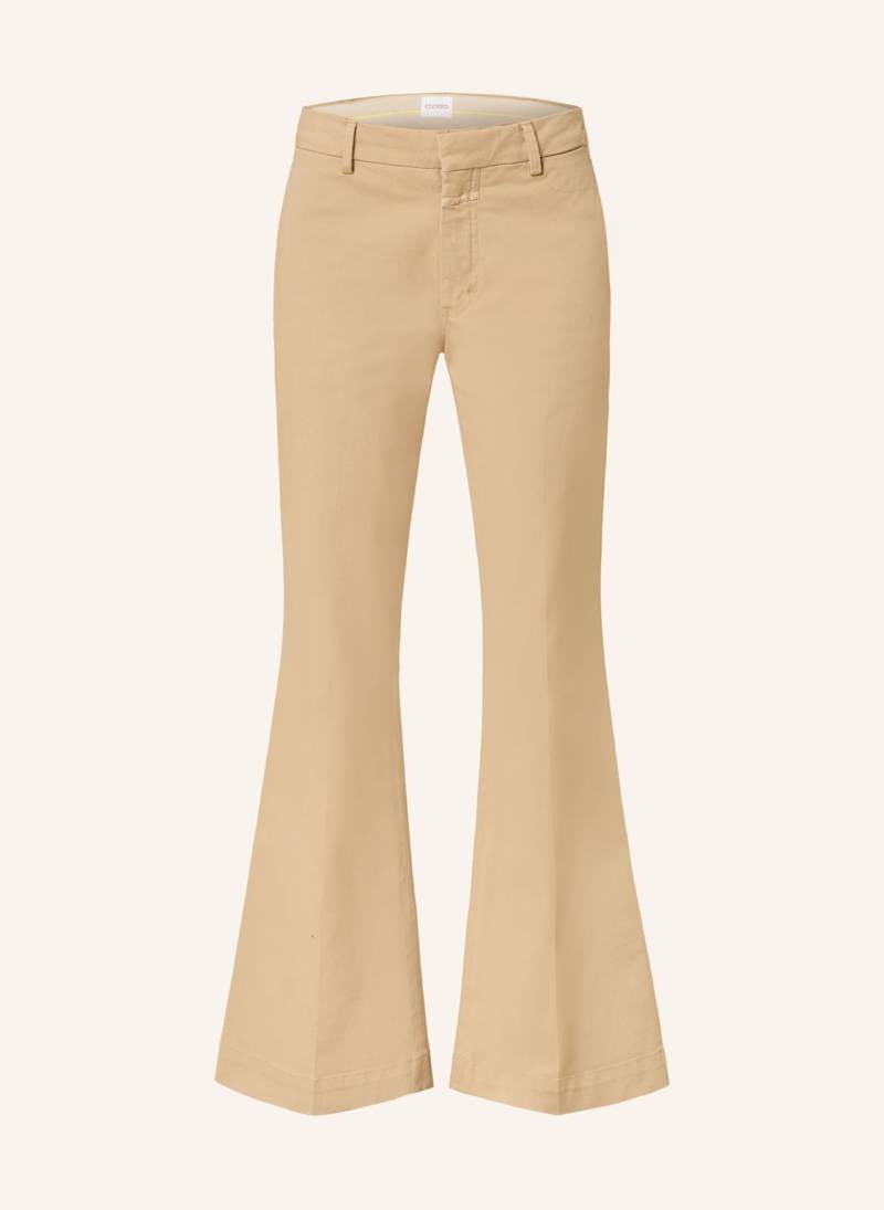 Closed Bootcut-Hose Felise beige von closed