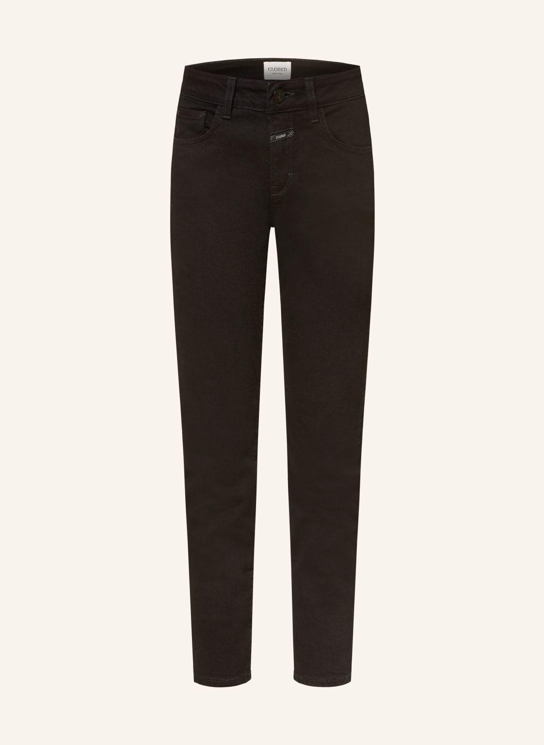 Closed Cropped Jeans Baker schwarz von closed