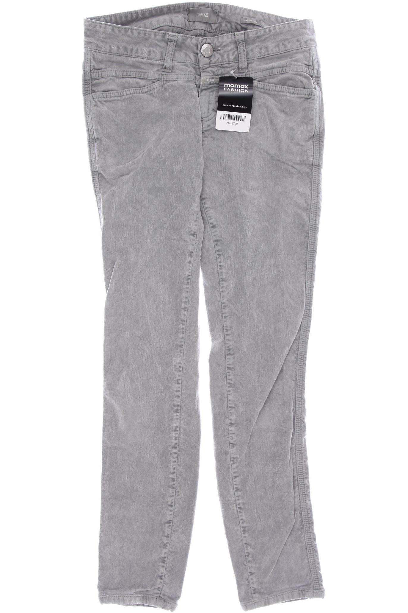 Closed Damen Stoffhose, grau, Gr. 34 von closed