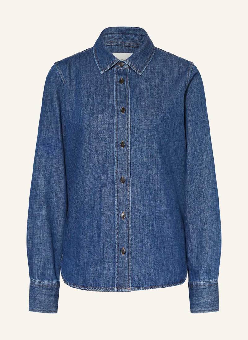 Closed Hemdbluse In Jeansoptik Mit Cut-Out blau von closed
