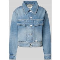 Closed Jeansjacke mit Knopfleiste in Jeansblau, Größe M von closed