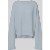 Closed Longsleeve in Strick-Optik in Hellblau, Größe XS von closed