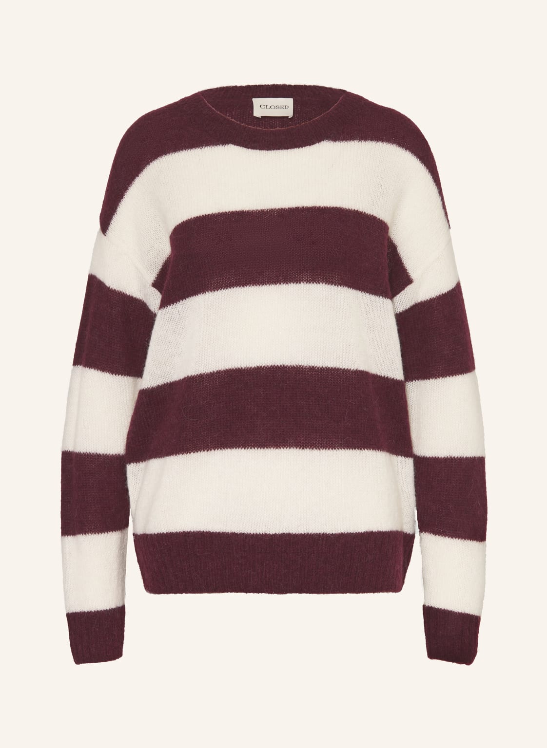 Closed Pullover Mit Alpaka rot von closed