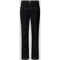 Closed Regular Fit Jeans mit Logo-Patch in Black, Größe 24 Closed Regular Fit Jeans mit Logo-Patch in Black, Größe 24 von closed