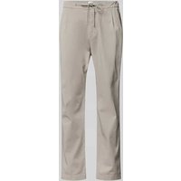 Closed Regular Fit Stoffhose mit Label-Detail in Graphit, Größe 34 von closed
