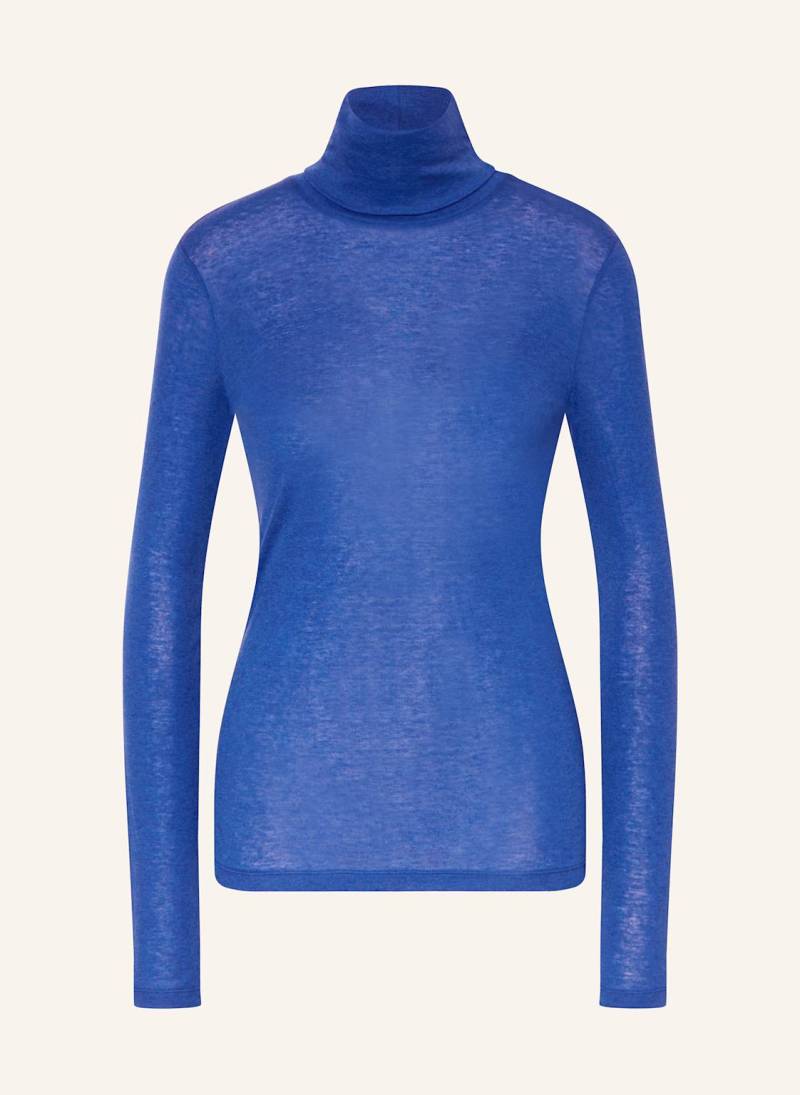 Closed Rollkragenpullover blau von closed