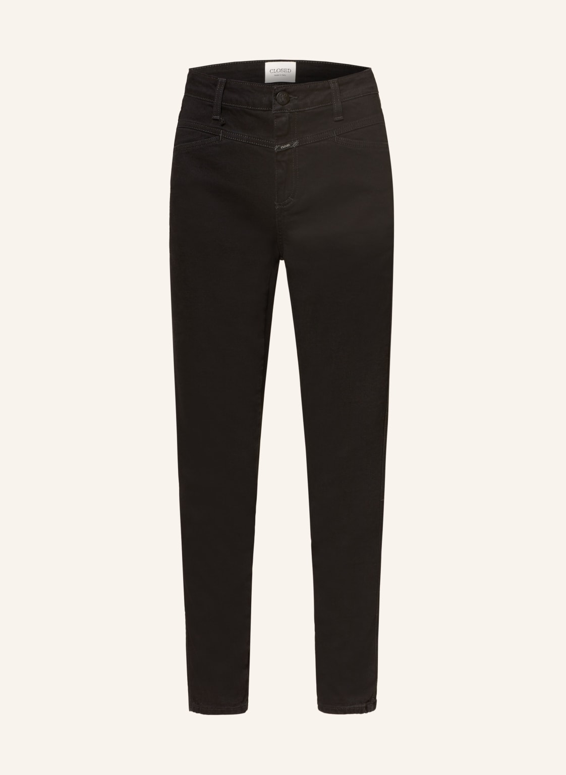 Closed Skinny Jeans Pusher schwarz von closed