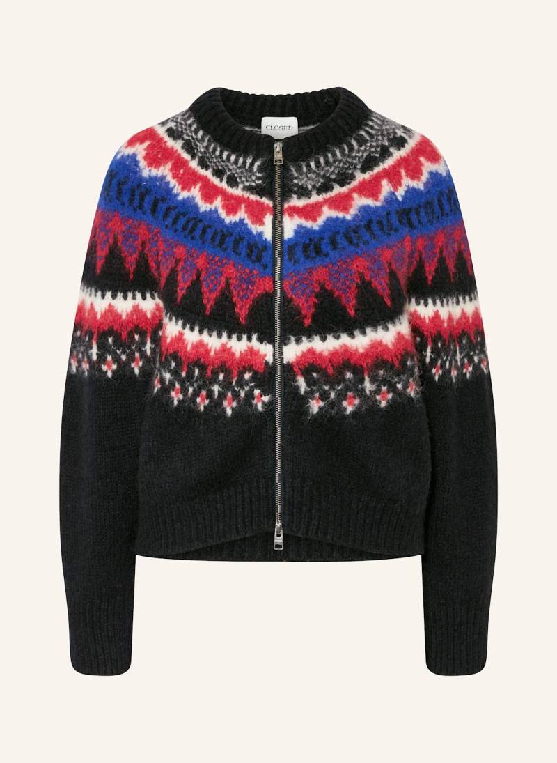 Closed Strickjacke grau von closed