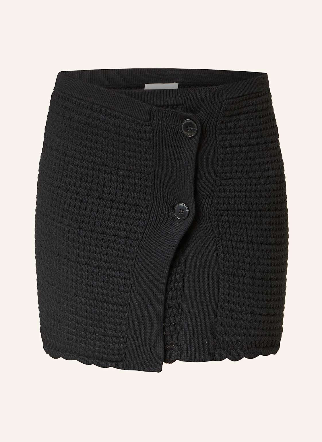 Closed Strickrock Crochet schwarz von closed