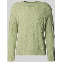 Closed Wollpullover in Strick-Optik in Mint, Größe L von closed