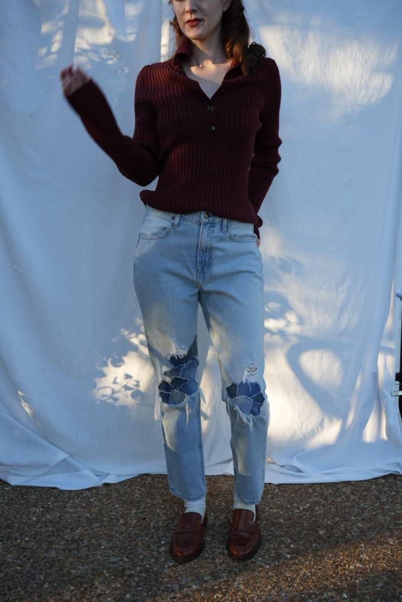 Frame Denim Jeans/Light Wash Boyfriend Le Pegged von closetcaseVNTG