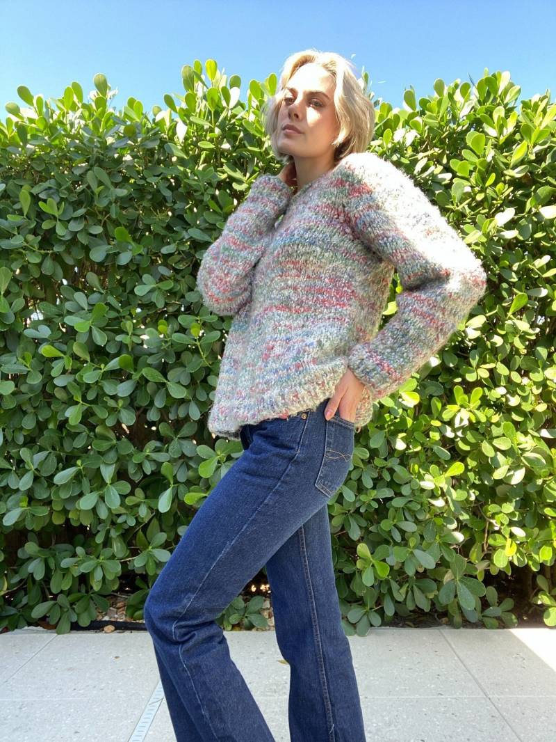 Vintage Handstrickpullover/Oversized Handgestrickter Pullover Strick Top Super Weicher Und Warmer von closetcaseVNTG