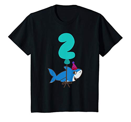 Kinder Hai Shirt 2. Geburtstag Jungen Hai Meerestiere 2 Jahre T-Shirt von cloth.ly 2. Geburtstag Hai 2 Jahre