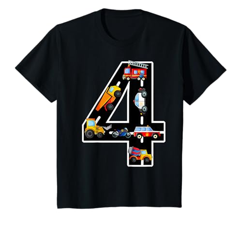 Geburtstagsshirt 4 Jahre Fahrzeuge Jungen 4. Geburtstag T-Shirt Geburtstagsshirt 4 Jahre Fahrzeuge Jungen 4. Geburtstag T-Shirt von cloth.ly 4. Geburtstag Autos 4 Jahre