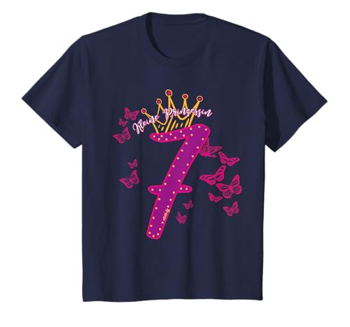 Geburtstagsshirt 7 Jahre Mädchen Prinzessin Schmetterling T-Shirt Geburtstagsshirt 7 Jahre Mädchen Prinzessin Schmetterling T-Shirt von cloth.ly 7. Geburtstag Prinzessin Shirts
