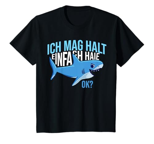 Hai T-Shirt Ich mag halt einfach Haie Jungen Shirt T-Shirt von cloth.ly Hai T-Shirts