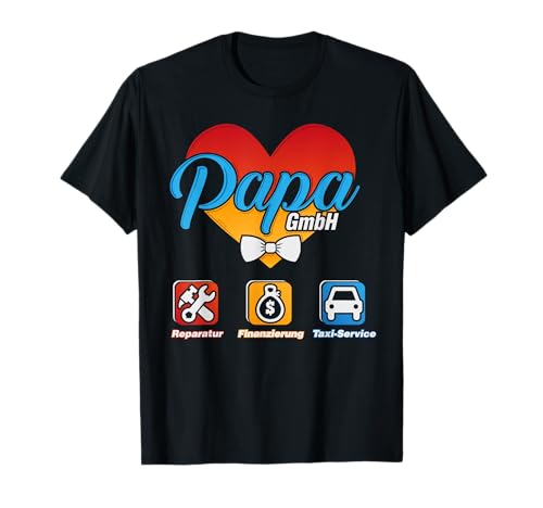 Vatertag T-Shirt Lustig Papa GmbH Vater Geschenk Idee T-Shirt von cloth.ly Vatertag T-Shirts