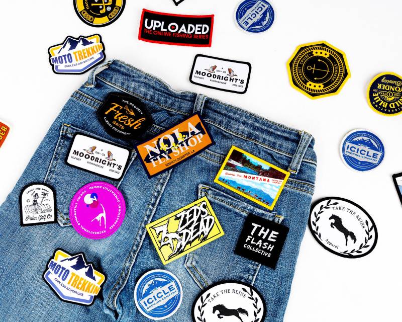 100 Benutzerdefinierte Gewebte Patches, Personalisierter Patch, Logopatches von clothinglabelz