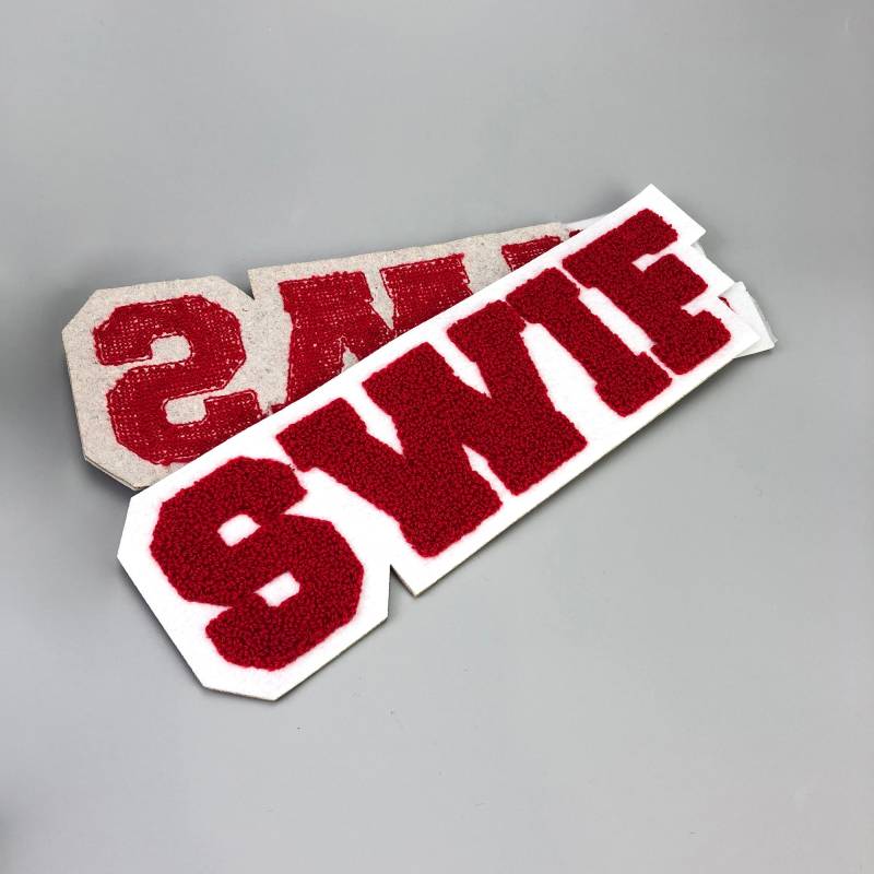 100 Chenille Buchstaben Aufnäher Letterman, Logo Patch, Varsity Frottee Buchstaben, Patch von clothinglabelz