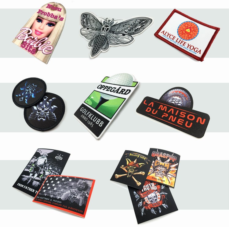 50 Individuelle Siebdruck Patches, Patch Druck, Gedruckte Patches von clothinglabelz