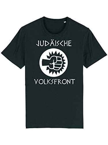 clothinx Brian Judäische Volksfront | Kult Motiv Zum Beliebten Filmklassiker | Schließ Dich Der Revolution An Herren T-Shirt Bio und Fair Schwarz Gr. 3XL von clothinx