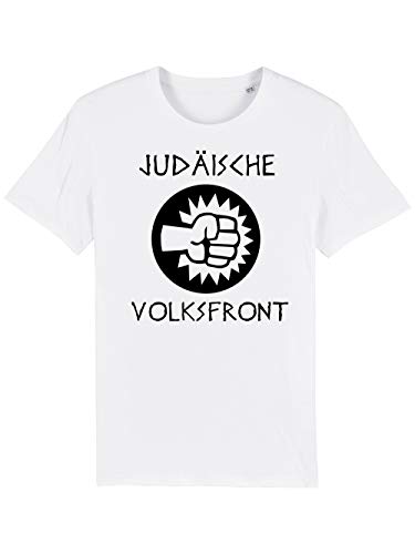 clothinx Brian Judäische Volksfront | Kult Motiv Zum Beliebten Filmklassiker | Schließ Dich Der Revolution An Herren T-Shirt Bio und Fair Weiß Gr. 3XL von clothinx