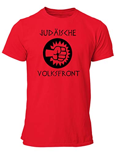 clothinx Brian Judäische Volksfront | Kult Motiv Zum Beliebten Filmklassiker | Schließ Dich Der Revolution An Herren T-Shirt Rot Gr. L von clothinx