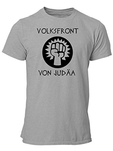 clothinx Brian Volksfront von Judäa | Kult T-Shirt Zum Beliebten Filmklassiker | Schließ Dich Der Wahren Revolution An Herren T-Shirt Grau Gr. XL clothinx Brian Volksfront von Judäa | Kult T-Shirt Zum Beliebten Filmklassiker | Schließ Dich Der Wahren Revolution An Herren T-Shirt Grau Gr. XL von clothinx