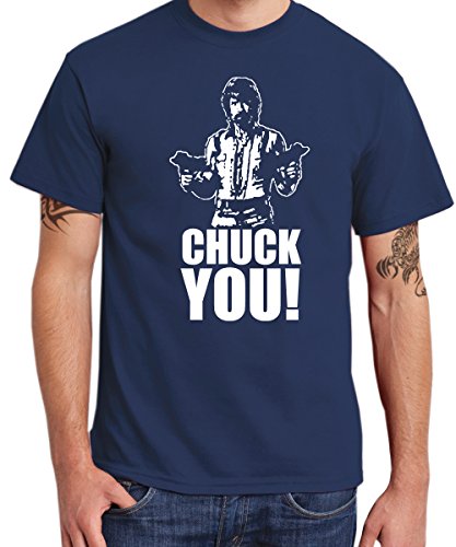 clothinx - Chuck You Boys T-Shirt Navy, Größe M von clothinx