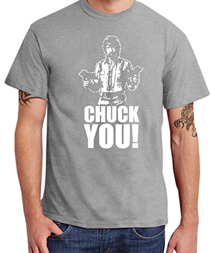 clothinx - Chuck You Boys T-Shirt Sports Grey, Größe L von clothinx