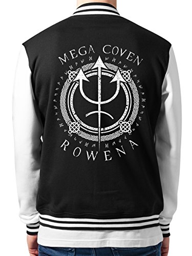 clothinx Collegejacke Unisex Team Rowena Mega Coven Schwarz Gr. XXL von clothinx