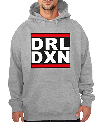 clothinx - Daryl Dixon DRL DXN Boys Kapuzenpullover Sports Grey, Größe 3XL von clothinx