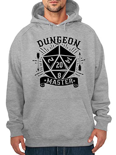 clothinx Dungeon Master Rollenspiel Pen and Paper RPG Herren Kapuzenpullover Grau Gr. M clothinx Dungeon Master Rollenspiel Pen and Paper RPG Herren Kapuzenpullover Grau Gr. M von clothinx