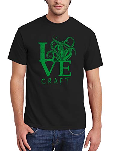 clothinx Lovecraft Old Ones Cthulhu Rollenspiel Herren T-Shirt Schwarz Gr. L von clothinx