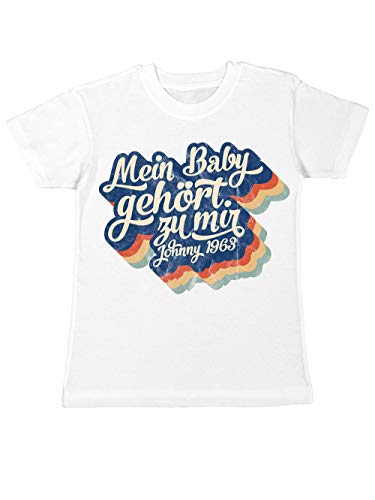 clothinx Kinder T-Shirt Mein Baby gehört zu Mir Weiß Gr. 140 clothinx Kinder T-Shirt Mein Baby gehört zu Mir Weiß Gr. 140 von clothinx