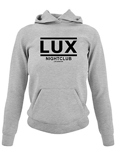 clothinx Lucifer Lux Club Damen Kapuzen-Pullover Grau Gr. L von clothinx