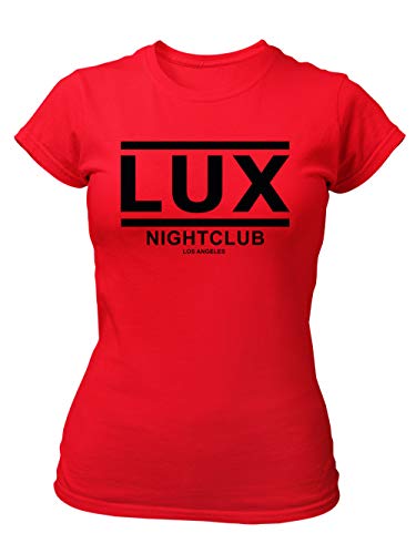 clothinx Lucifer Lux Club Damen T-Shirt Fit Rot Gr. M von clothinx