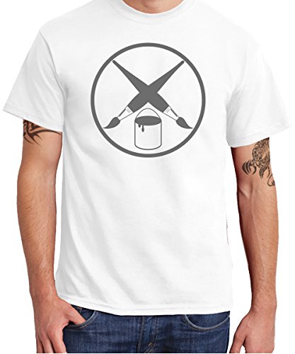 clothinx - Maler Zunft Boys T-Shirt Weiß, Größe XL von clothinx