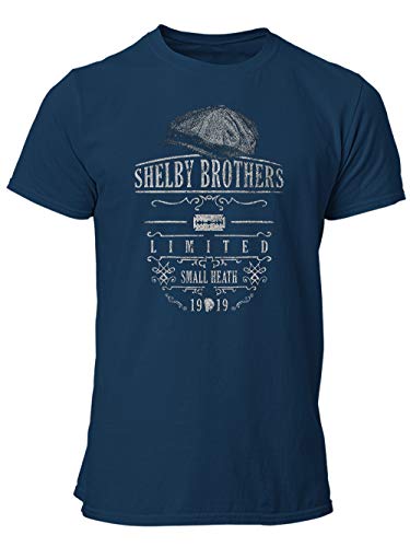clothinx Peaky Blinders Shelby Brothers Limited | Gangs of Birmingham Design - ideal Für Serien-Fans | Versüß dir die Wartezeit auf die Neue Staffel Herren T-Shirt Navy Gr. S clothinx Peaky Blinders Shelby Brothers Limited | Gangs of Birmingham Design - ideal Für Serien-Fans | Versüß dir die Wartezeit auf die Neue Staffel Herren T-Shirt Navy Gr. S von clothinx