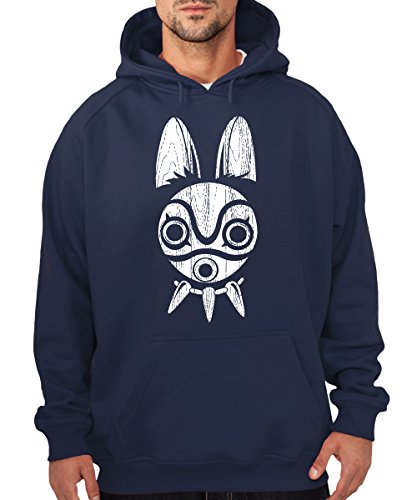 clothinx - Sans Mask Boys Kapuzenpullover Navy, Größe XL von clothinx