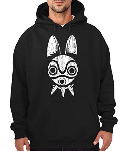 clothinx - Sans Mask Boys Kapuzenpullover Schwarz, Größe 3XL von clothinx