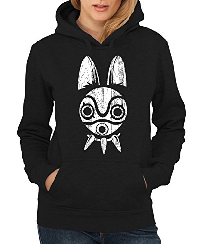 clothinx - Sans Mask Girls Kapuzenpullover Schwarz, Größe XL von clothinx