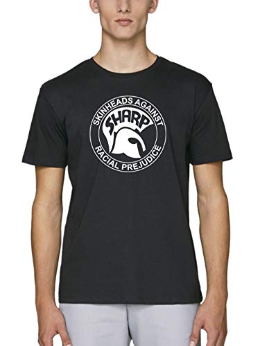clothinx Sharp Skinhead Herren T-Shirt Bio und Fair Schwarz Gr. XXL von clothinx