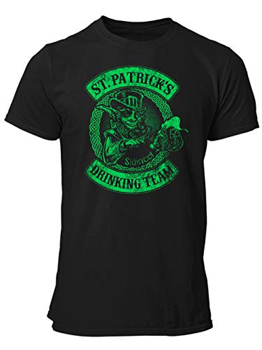 clothinx St. Patricks Day - Saint Patrick's Day Drinking Team Herren T-Shirt Schwarz Gr. L von clothinx