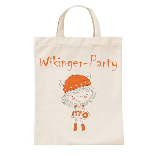 clothinx Wikinger Kindergeburtstag Party Mitgebsel Taschen Beutel im 10er Set von clothinx