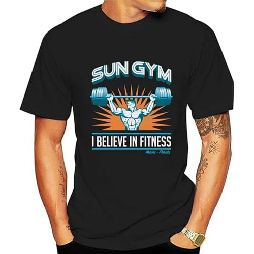 Sun Gym I Believe in Fitness Pain & GAIN Mens T Shirt Lots of COLS Cool Casual Vintage T-Shirt Men Unisex S Black L Sun Gym I Believe in Fitness Pain & GAIN Mens T Shirt Lots of COLS Cool Casual Vintage T-Shirt Men Unisex S Black L von cne