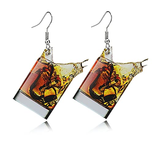 coadipress Lebensechte 3D-Bierkrug-Hängeohrringe für Frauen und Mädchen, Acryl, Weinglas-Ohrringe, lustige Essenssaft-Ohrringe, kreativer Party-Schmuck, Acryl, Unnow coadipress Lebensechte 3D-Bierkrug-Hängeohrringe für Frauen und Mädchen, Acryl, Weinglas-Ohrringe, lustige Essenssaft-Ohrringe, kreativer Party-Schmuck, Acryl, Unnow von coadipress