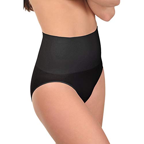 2 Stück Damen Form-Slips Shapewear sanft formend Gr. 44/46 schwarz wunderschöne Silhouette geeignet unter Engen Kleider perfekte Body von cocain